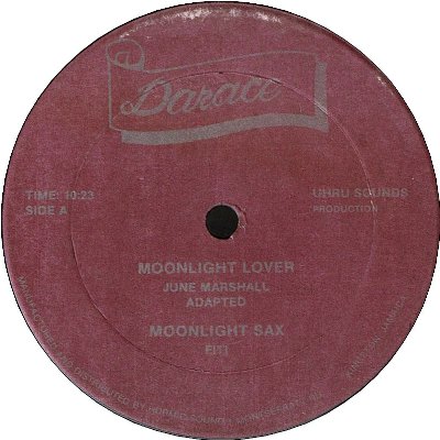 MOONLIGHT LOVER (VG+) / MOONLIGHT GROOVER (VG- to VG+)