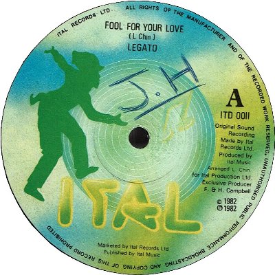 FOOL FOR YOUR LOVE (VG+) / I CARE (VG+)