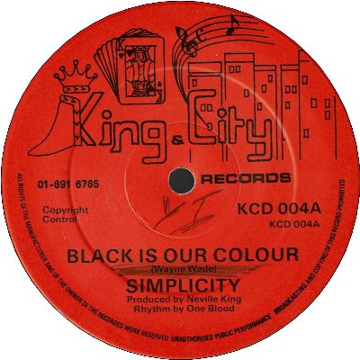 BLACK IS OUR COLOUR (VG+ to VG/WOL) / WAITING DUB (VG)