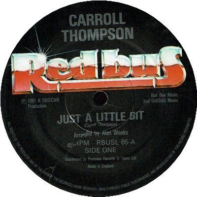 JUST A LITTLE BIT (VG+) / A HAPPY SONG (VG+)