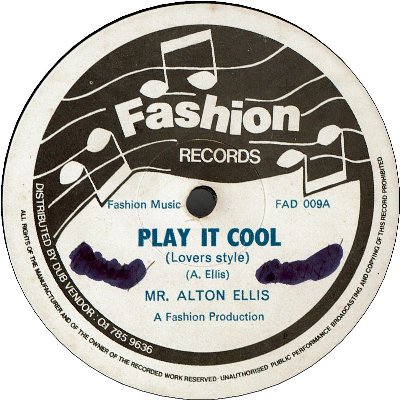 PLAY IT COOL (VG+/WOL) / PLAY IT COOL Dancehall Style (VG+/WOL)
