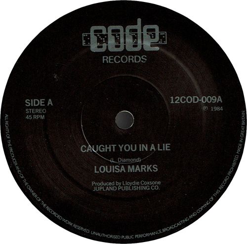 CAUGHT YOU IN A LIE (VG+) / TRIBUTE TO MOHAMMED ALI (VG+) / KEEP ON GROOVING ME GIRL