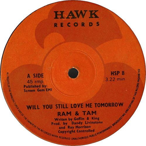 WILL YOU STILL LOVE ME TOMORROW (VG+)　/ DUB (VG+)