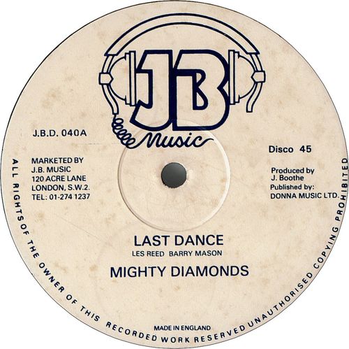 THE LAST DANCE (VG+) / LUCKY (VG+)