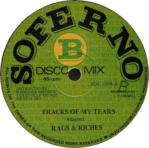 TRACKS OF MY TEARS (VG+) / LONG AS YOU LOVE ME