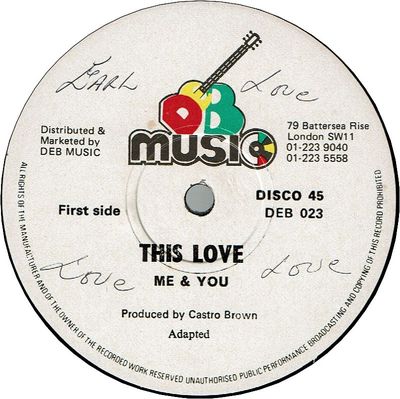 THIS LOVE (VG+/WOL) / WHICH LOVE (VG+/WOL)