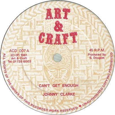 CAN'T GET ENOUGH (VG+) / VERSION (VG+)