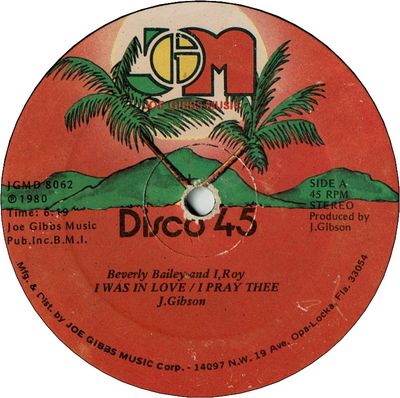 I WAS IN LOVE (VG) / I PRAY THEE (VG)