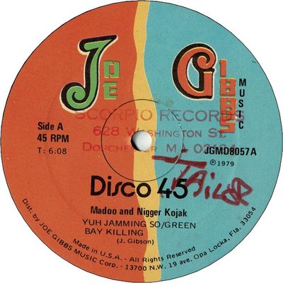 YUH JAMMING SO (VG+/WOL) / GREEN BAY KILLING (VG+/Stamp)