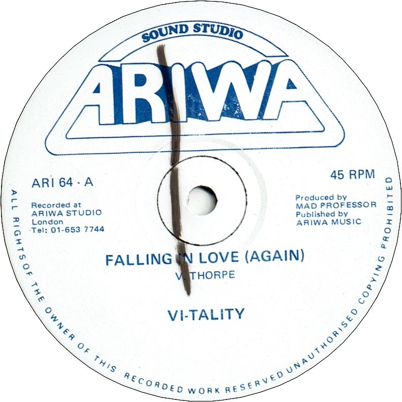 FALLING IN LOVE(AGAIN)(VG+/WOL) / AZTECWARRIOR (VG+)
