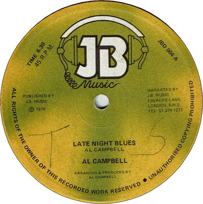 LATE NIGHT BLUES (VG+/WOL) / SHOWER ME WITH BLESSING (VG)