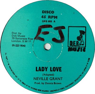 LADY LOVE (VG+/WOL) / PRETTY LOOKS (VG+/WOL)
