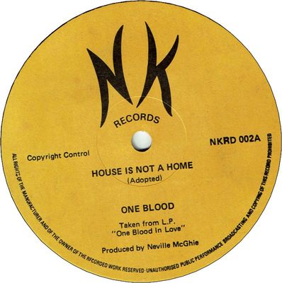HOUSE IS NOT A HOME (VG+) / ALL IN THE GAME (VG)