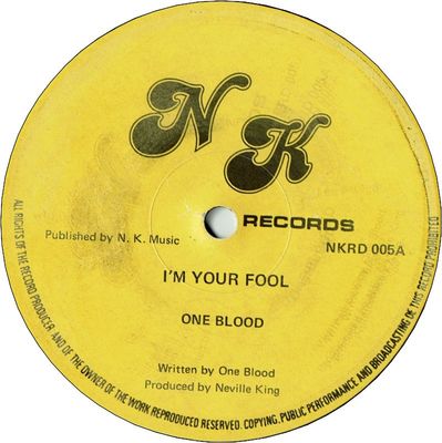 I'M YOUR FOOL (VG+) / YOU'RE JUST A DREAM (VG+/SWOL)