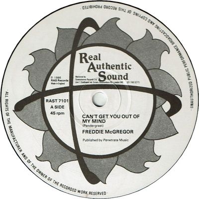 CAN'T GET YOU OUT OF MY MIND (VG+) / SOMEWHERE