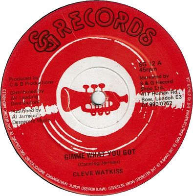 GIMME WHAT YOU GOT　(VG+)