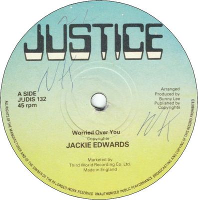 WORRIED OVER YOU(VG/WOL) / DINNER FOR ONE (VG)