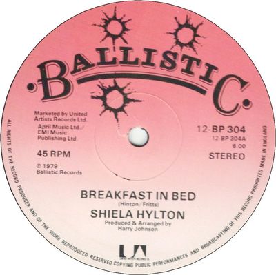 BREAKFAST IN BED (VG+) / DISCO REGGAE BEAT (VG+)