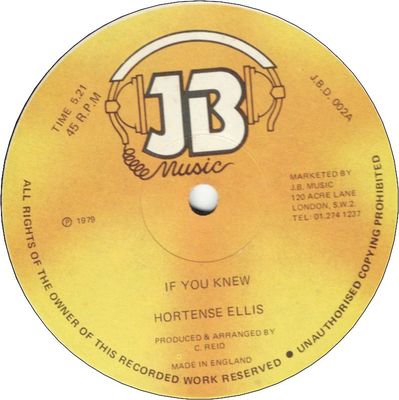 IF YOU KNEW (VG+) / VERSION (VG+)