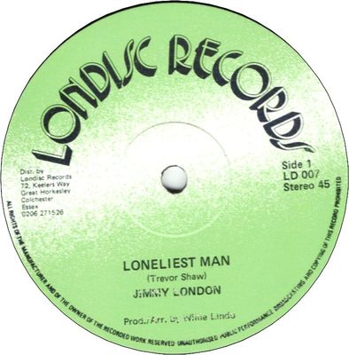 LONELIEST MAN (VG+) / VERSION