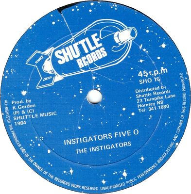 INSTIGATORS FIVE O (VG+) / DUB (VG+)