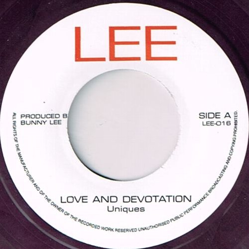 LOVE AND DEVOTION / ONE FINE DAY (Black Vinyl)