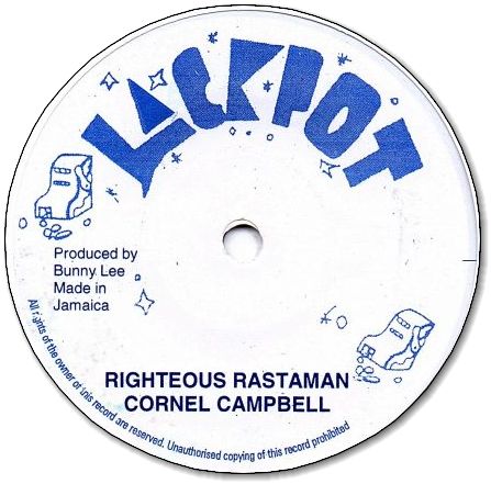 RIGHTEOUS RASTAMAN / DUB