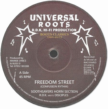 FREEDOM STREET / PUT DOWN DE GUNS