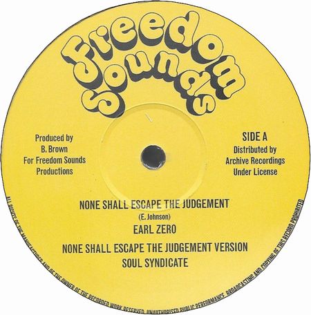 NONE SHALL ESCAPE THE JUDGEMENT