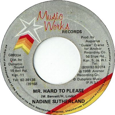 Mr.HARD TO PLEASE (VG+)