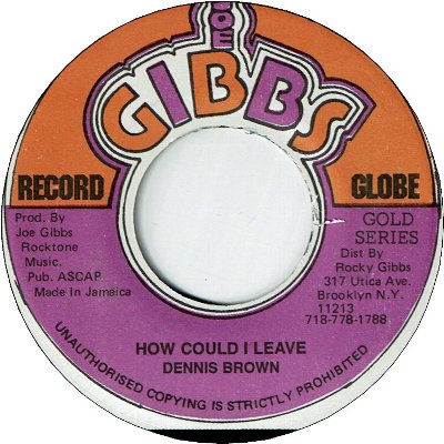 HOW CAN I LEAVE (VG+)