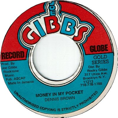 MONEY IN MY POCKET(Original 1972 Cut)(VG) / VERSION (VG+)