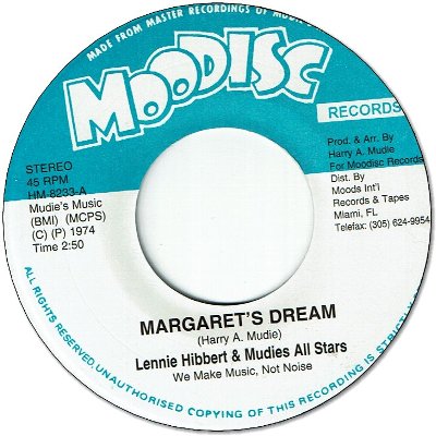MARGARET’S DREAM / DEPT CHARGE