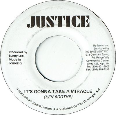 IT'S GONNA TAKE A MIRACLE / AIN'T NO LOVE