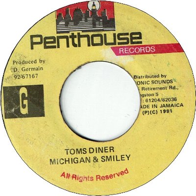 TOM’S DINER (VG+) / Remix (VG)