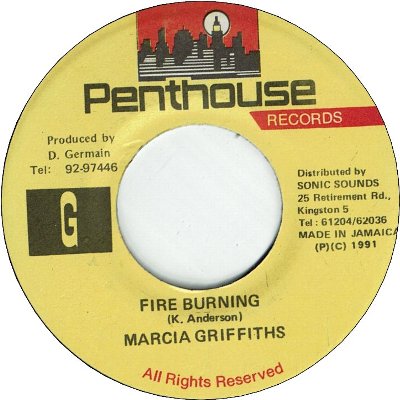 FIRE BURNING (VG+) / REMIX (VG+)