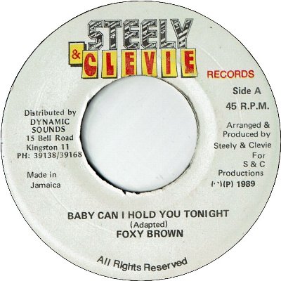 BABY CAN I HOLD YOU TONIGHT (VG)