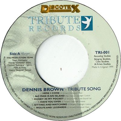 DENNIS BROWN TRIBUTE SONG