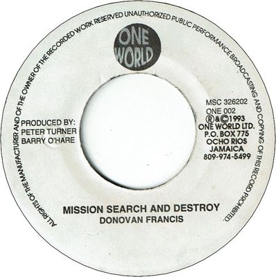 MISSION SEARCH AND DESTROY