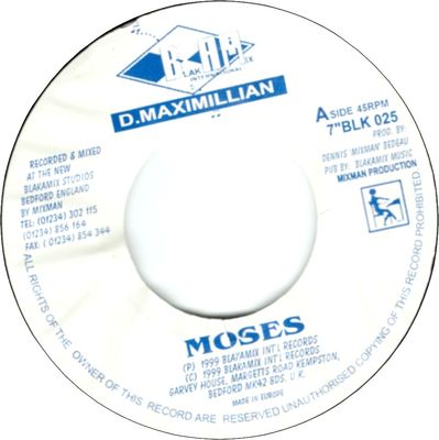 MOSES (EX) / MOSES DUB (EX)