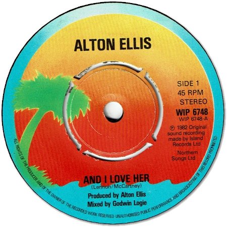 AND I LOVE HER (VG+) / CHATTY PEOPLE (VG+)