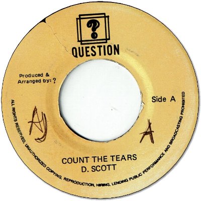 COUNT THE TEARS (VG-) / DJ CUT (VG)