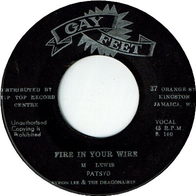FIRE IN YOUR WIRE (VG) / MOVE UP CALYPSO (VG)