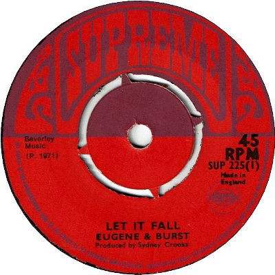LET IT FALL (VG+) / CAN'T CHANGE