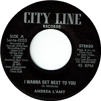 I WANNA GET NEXT TO YOU (VG+) / VERSION (VG+)