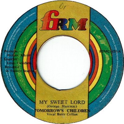 MY SWEET LORD (VG+) / NO NOLA (VG+)