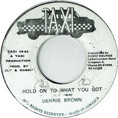 HOLD ON TO WHAT YOU GOT(VG-/WOL) / HAVE YOU EVER (VG-)