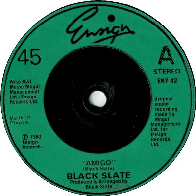 AMIGO (VG+) / BLACK SLATE ROCK (VG+)