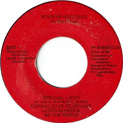 SPECIAL LADY (VG) / SPIT IN THE SKY (VG)