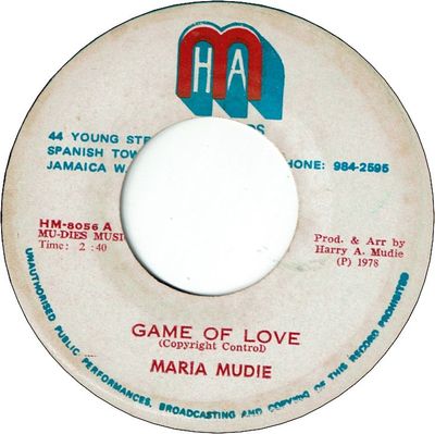 GAME OF LOVE (VG+) /  STRICTLY ADULT ROCKERS (VG)